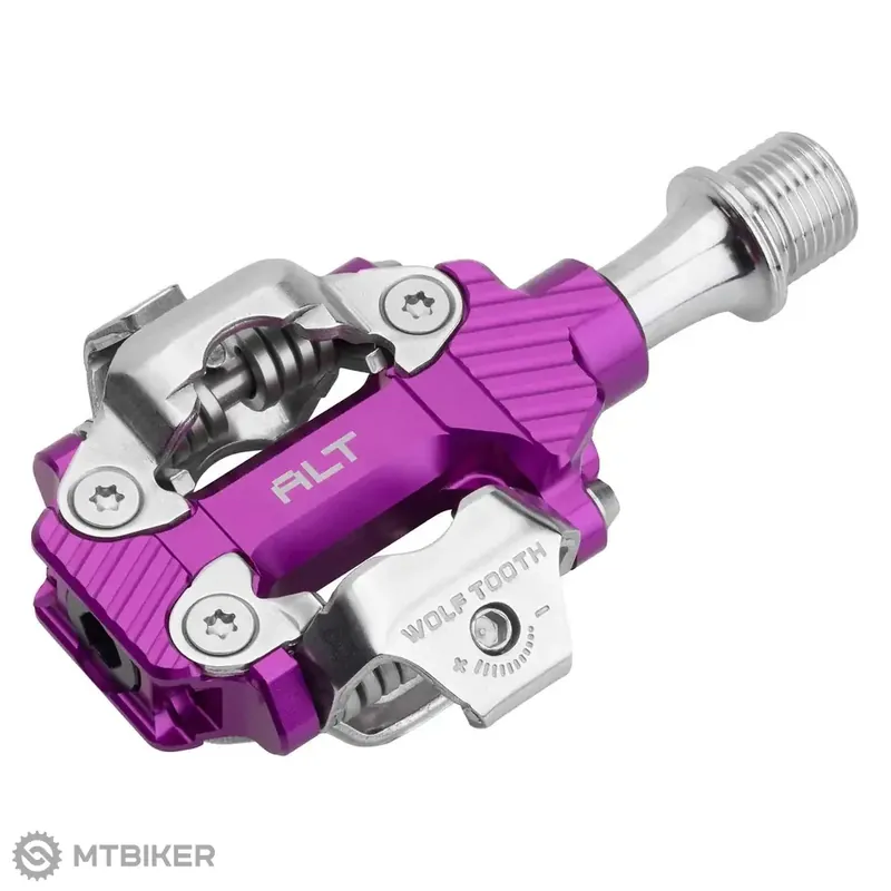 Pouze Dnes Wolf Tooth ALT XC nášlapné pedály, ultraviolet purple