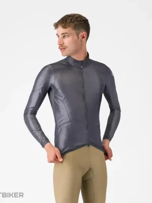Castelli ARIA SHELL 2 bunda, tmavě šedá Super Cena