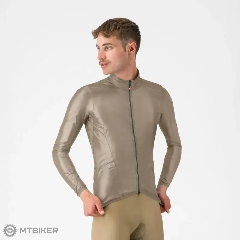Castelli ARIA SHELL 2 bunda, zemitá béžová Cenově Výhodný