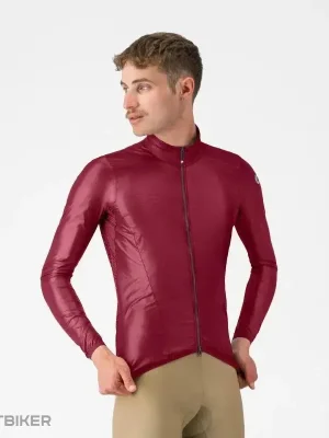 Castelli ARIA SHELL 2 bunda, bordó Víkendová Akce