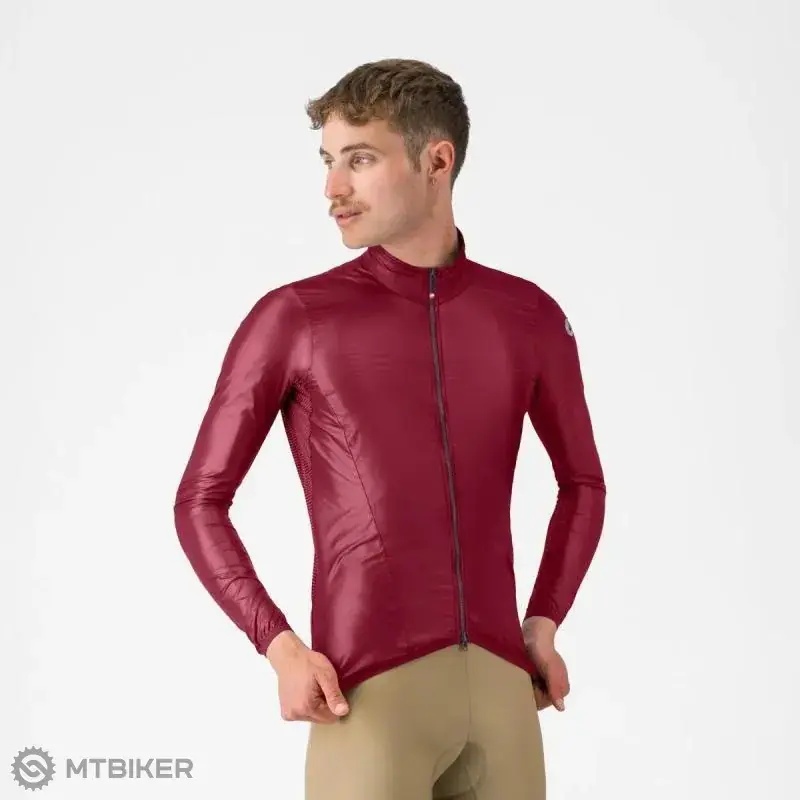 Castelli ARIA SHELL 2 bunda, bordó Víkendová Akce