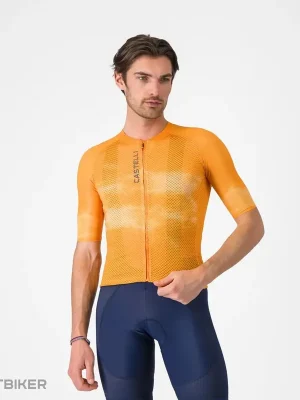 Nejprodávanější Castelli CLIMBER‘S A/C dres, oranžová/kouřová šedá