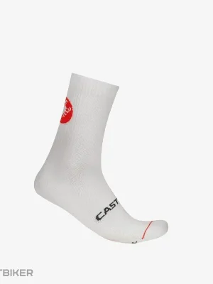 Castelli ENTRATA 12 ponožky, bílá Časově Omezené