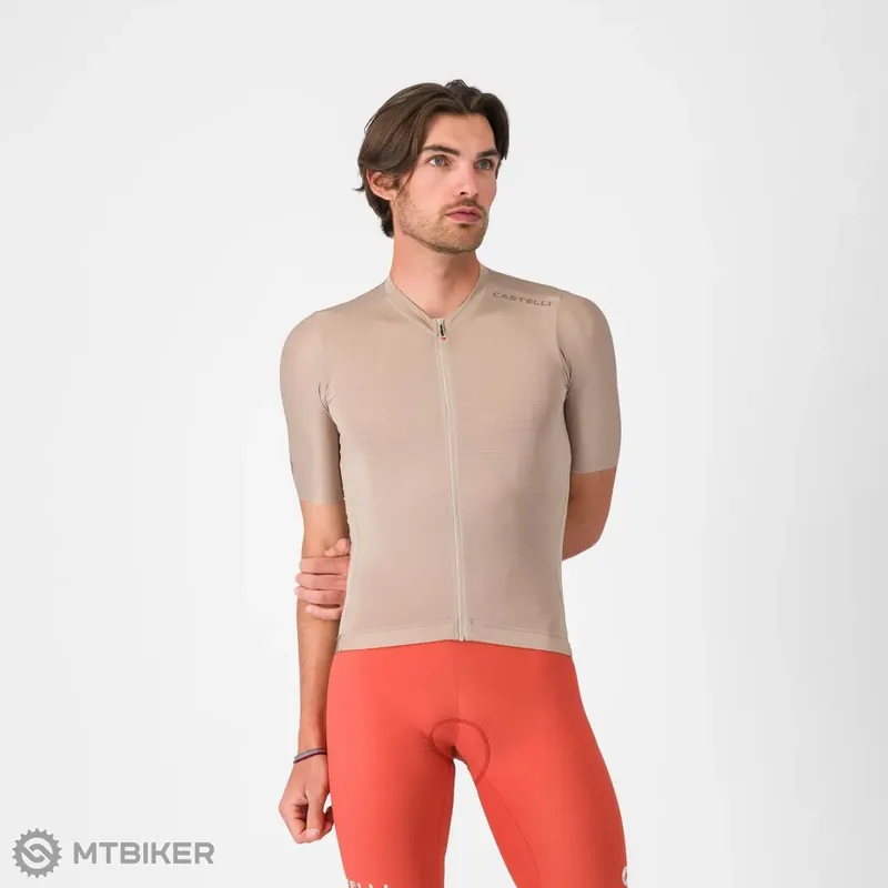 Oblíbený Castelli ESPRESSO 2 dres, zemitá šedá