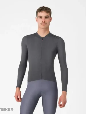 Castelli ESPRESSO 2 LS dres, kouřová šedá Finální Výprodej