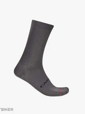 Omezená Nabídka Castelli ESPRESSO 18 ponožky, kouřová šedá