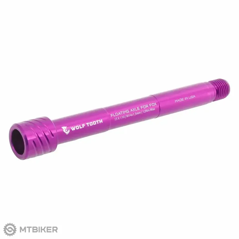 Nejlepší Cena Wolf Tooth Floating Axle přední osa pro FOX vidlice, fialová