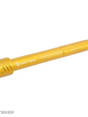 Wolf Tooth Floating Axle přední osa pro FOX vidlice, zlatá Expresní Doručení