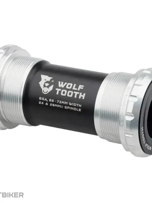Wolf Tooth BSA středové složení, Shimano 24 mm, stříbrná Expresní Doručení