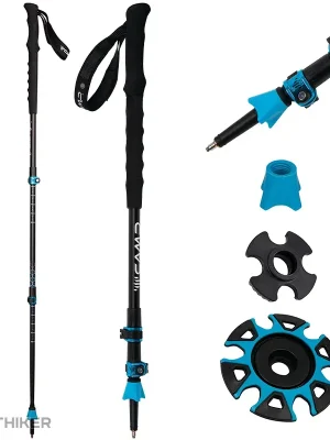 CAMP Backcountry GT hole, 64 - 135 cm, černá/modrá Originální