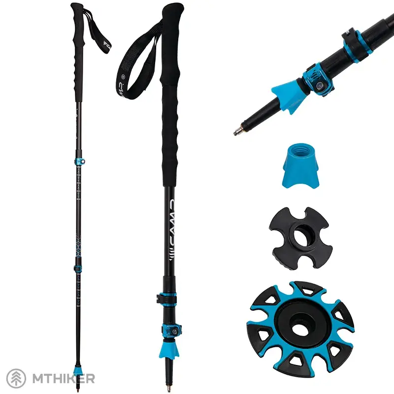 CAMP Backcountry GT hole, 64 - 135 cm, černá/modrá Originální