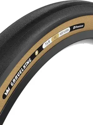 Značkový Panaracer Gravelking R 700x45C plášť, TLR, kevlar, hnědá/černá