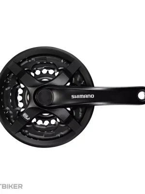 Vrácení Zdarma Shimano Tourney FC-TY501 kliky, 170 mm, 3x8, 48/38/28T, čtyřhran