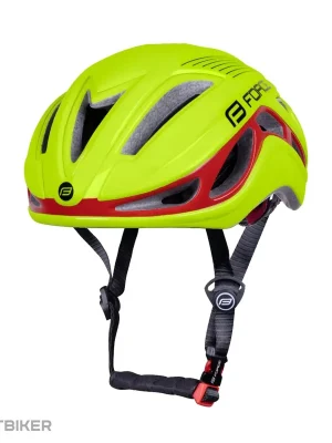 Oblíbený FORCE Rex přilba, fluo/červená