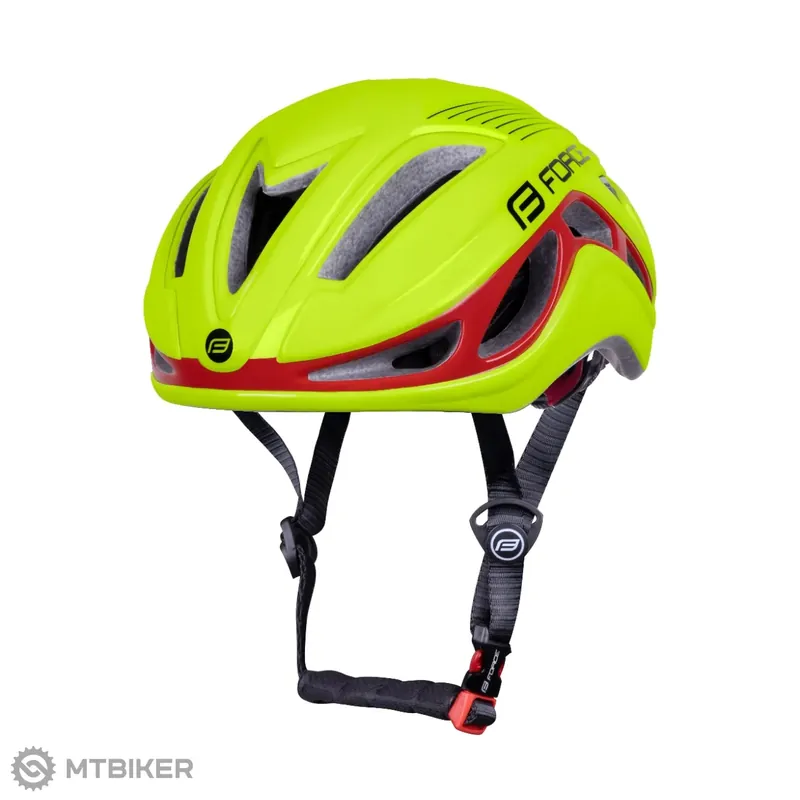 Oblíbený FORCE Rex přilba, fluo/červená