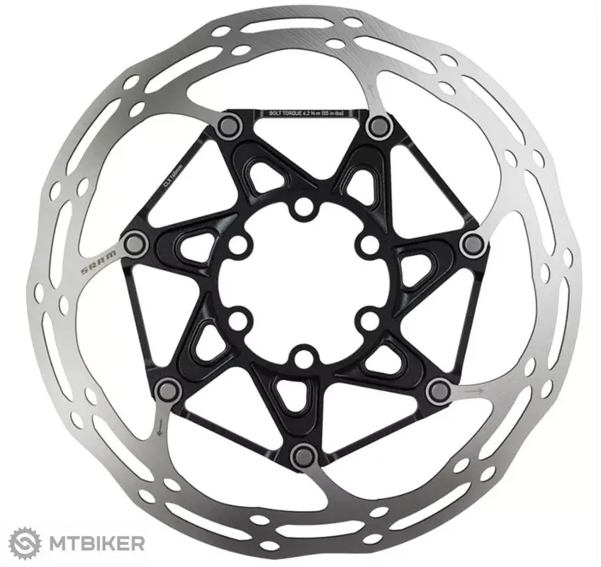 Expresní Doručení SRAM Centerline X Rounded brzdový kotouč, 140mm, 6 šroubů