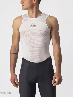 Nová Kolekce Castelli CORE SEAMLESS nátělník, bílá