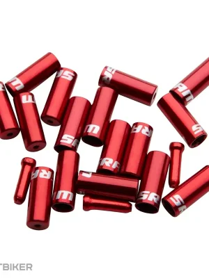 Zlevněný SRAM Ferrule Kit sada koncovek bowdenů, červená