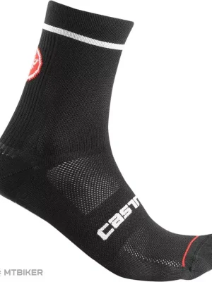 Castelli ENTRATA 9 ponožky, černé Přímo Od Výrobce