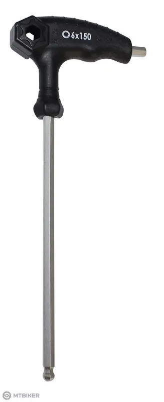 Bezpečná Platba FORCE imbusový klíč 6 x 150 mm, s kuličkou, černý