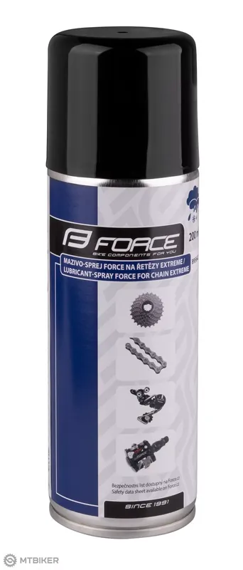 Výprodej FORCE Extreme mazivo na řetěz, 200 ml, sprej