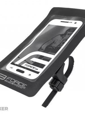 FORCE Dive obal na mobil, na řídítka, vodotěsný, černý Vrácení Zdarma