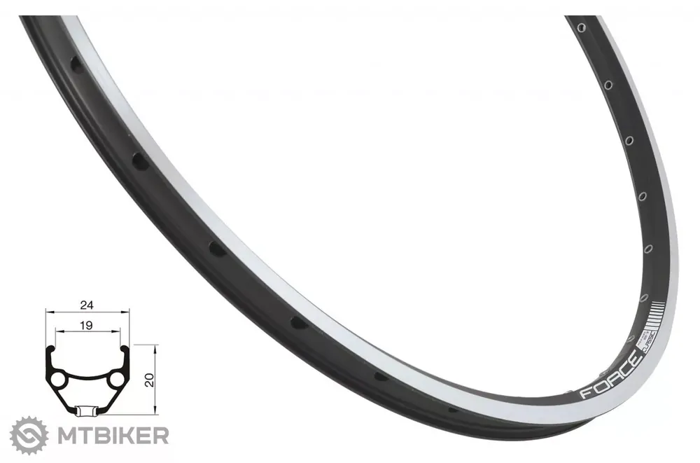 FORCE Classic 26" ráfek, černý Cenová Bomba