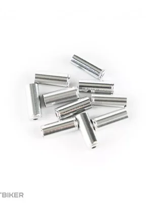 Značkový Vortex koncovka řadicího bowdenu, Ø-4 mm, 1 ks, stříbrná