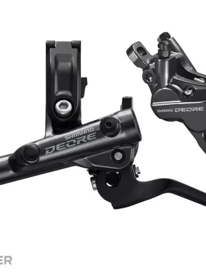 Značkový Shimano Deore M6120 hydr. přední brzda, 4pístková, Post Mount, had. 1000 mm + destičky D03S
