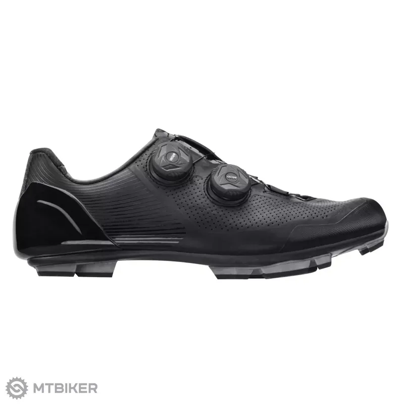 FORCE MTB Warrior Carbon tretry, černé Super Cena