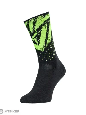 Časově Omezené SILVINI Nereto ponožky, black/neon
