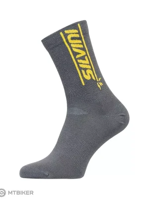 SILVINI Avella ponožky, charcoal/yellow Sleva
