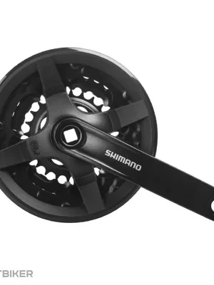 Aktuální Shimano Tourney FC-TY301 kliky, 150 mm, 3x8, 42/34/24T, čtyřhran