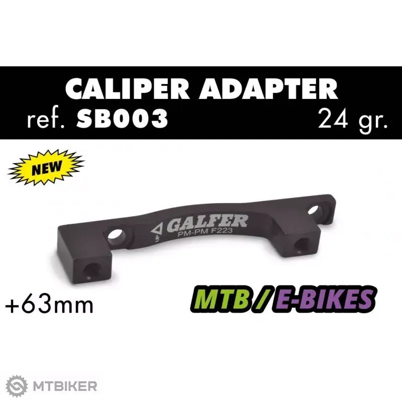 Nejlepší Volba Galfer SB003 PM/PM + 63 mm adaptér přední/zadní