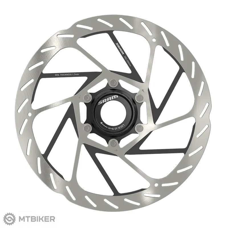 SRAM HS2 Rounded brzdový kotouč, 200 mm, Center Lock Nová Kolekce