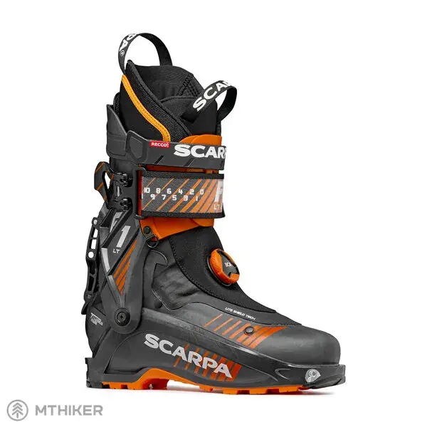 Scarpa F1 LT lyžáky, carbon/orange Expresní Doručení