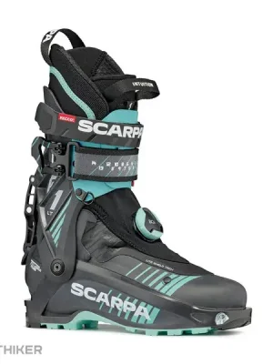 Sezónní Sleva SCARPA F1 LT dámské lyžáky, carbon/aqua