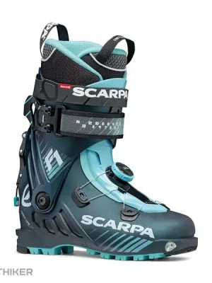 Tovární Cena SCARPA F1 dámské lyžáky 22/23, anthracite/aqua