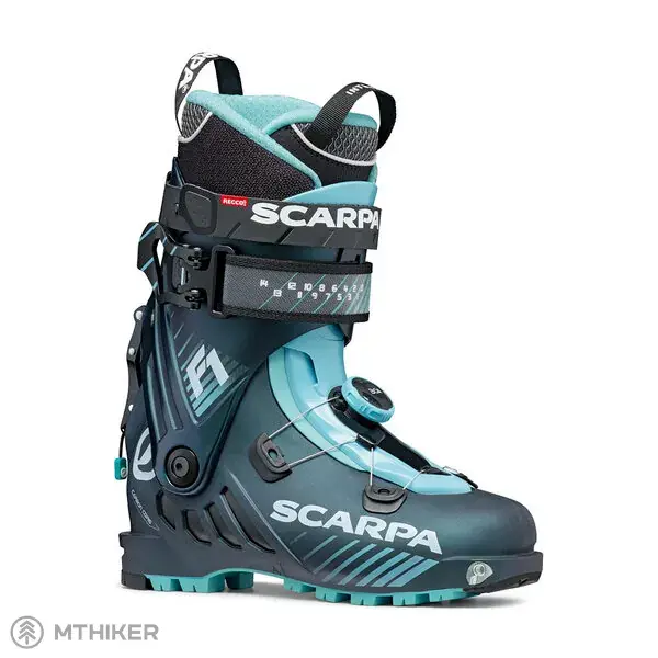 Tovární Cena SCARPA F1 dámské lyžáky 22/23, anthracite/aqua