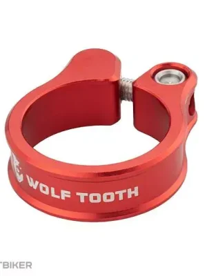 Akce Wolf Tooth sedlová objímka, Ø-31.8 mm, červená