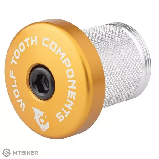 Levný Wolf Tooth COMPRESSION PLUG ježek do karbonového sloupku 1 1/8", zlatá