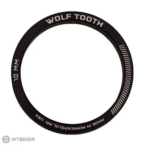 Novinka Wolf Tooth podložka pod představec, 5 mm, 5 ks, černá