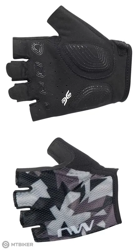 Northwave Active Junior Glove dětské krátké rukavice black/grey Must-Have