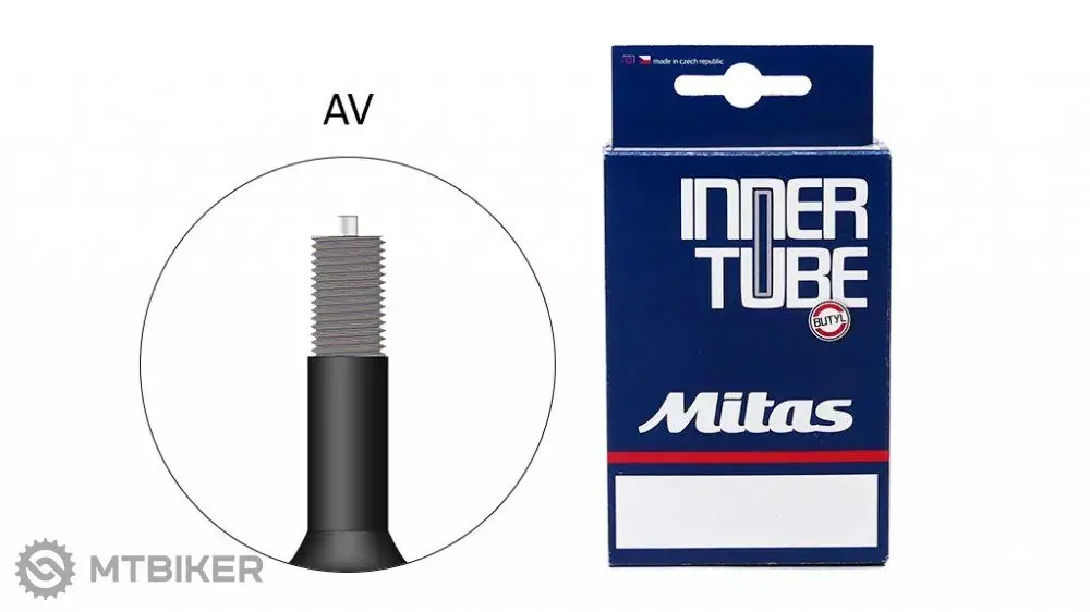 Mitas 14x1.25–1.75" duše, autoventilek Ověřený