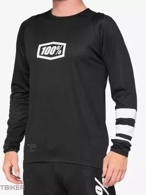 100% R-Core dres, černý/bílý Sleva