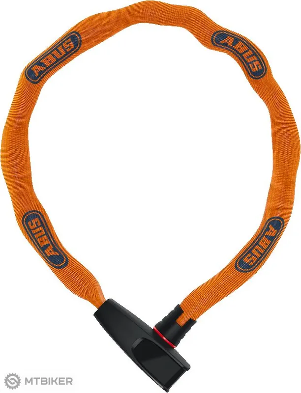 ABUS Catena 6806K/85 řetězový zámek, 850 mm/6 mm, neon orange Sezónní Sleva