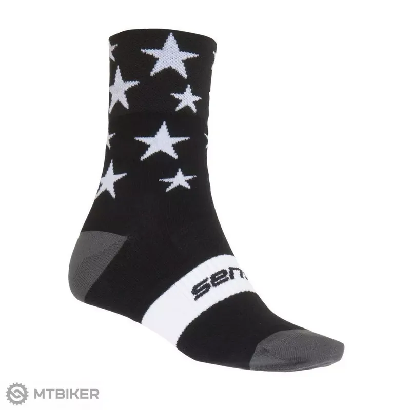 Cenová Bomba Sensor Stars ponožky, černá/bílá