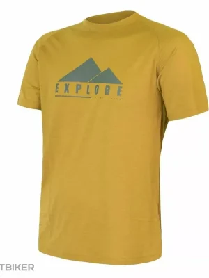 Super Cena Sensor Merino Air PT Explore triko, mustard