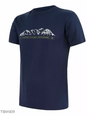 Must-Have Sensor Merino Active PT Mountains triko, deep blue