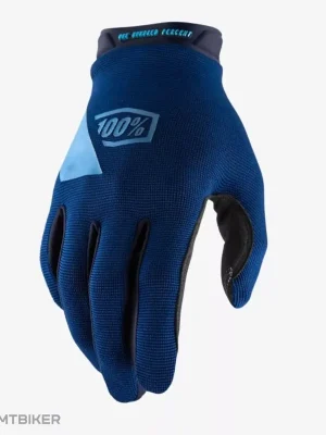 Novinka 100% Ridecamp rukavice, navy/slate blue